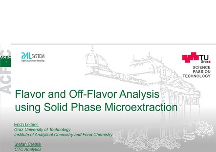 Flavor and Off-Flavour Analysis using Solid Phase Extraction webinar