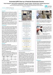 Automated uSPE Clean-up of Pesticide Ethylacetate Extracts