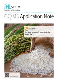 Rice flavor compounds from robotically cooked rice