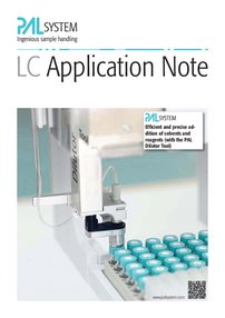 Efficient and precise addition of solvents and reagents