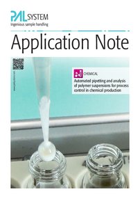 Automated pipetting and analysis of polymer suspensions for process control in chemical production